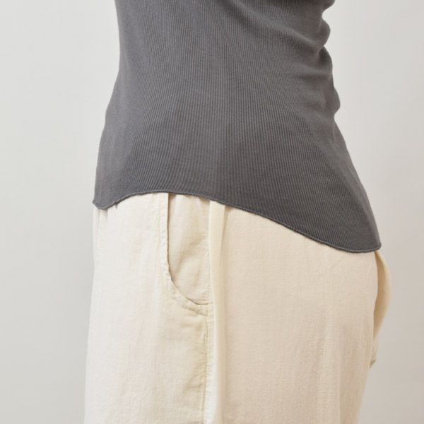 オーガニックコットン 丸編タンクトップ ELLEN