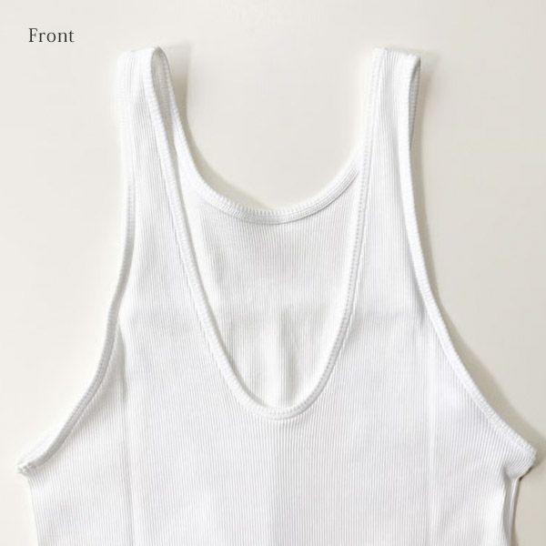 オーガニックコットン 丸編タンクトップ ELLEN