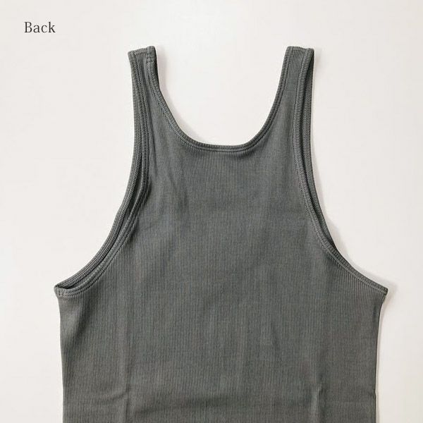 オーガニックコットン 丸編タンクトップ ELLEN