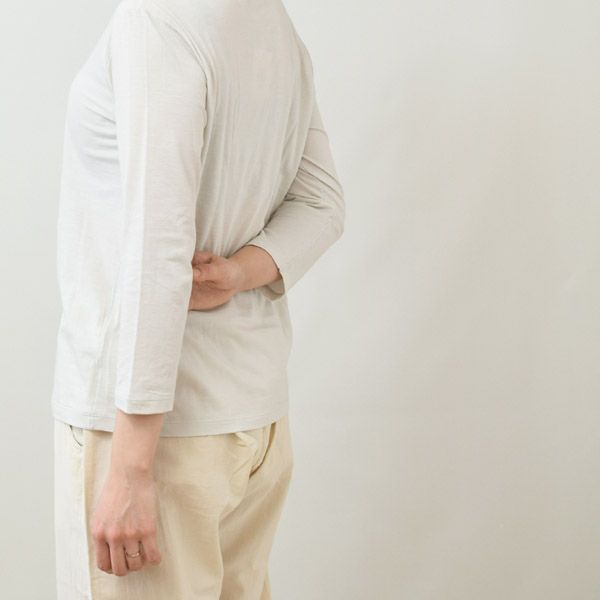 オーガニックコットン ブレスレットスリーブTシャツ JANE