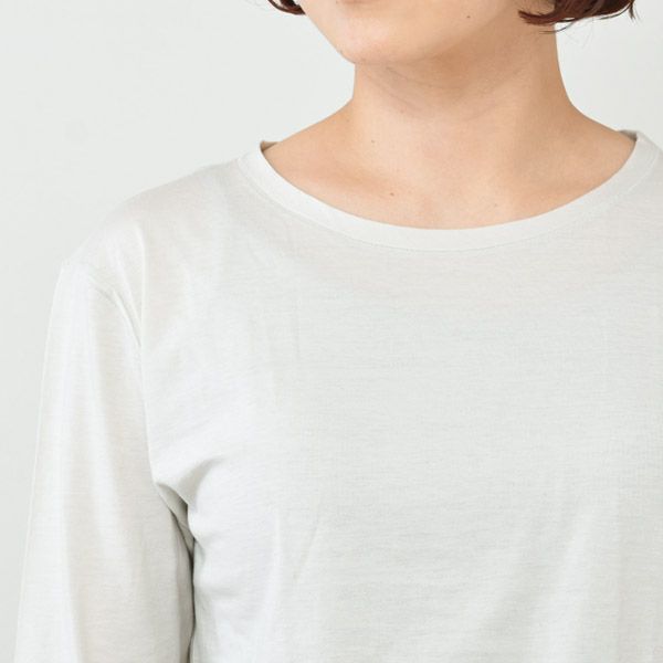 オーガニックコットン ブレスレットスリーブTシャツ JANE