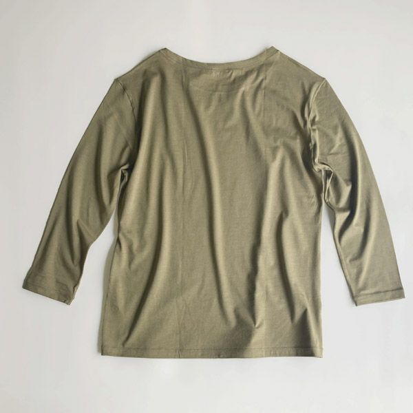 オーガニックコットン ブレスレットスリーブTシャツ JANE