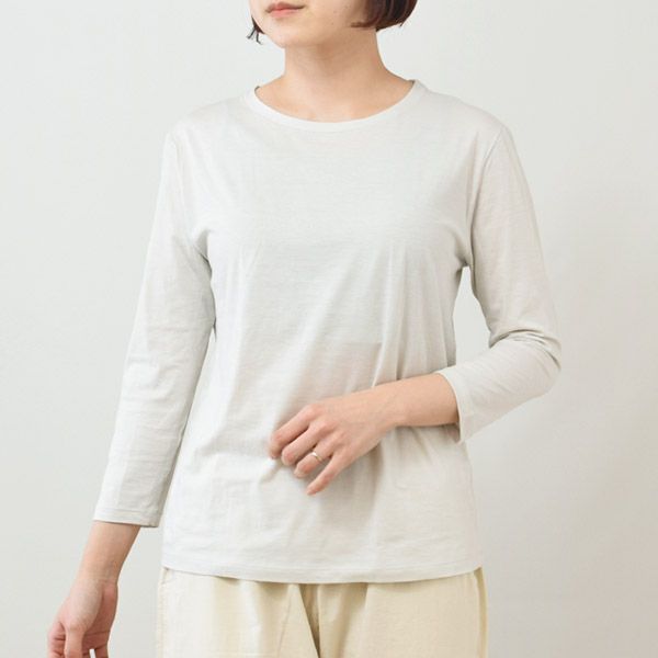 オーガニックコットン ブレスレットスリーブTシャツ JANE