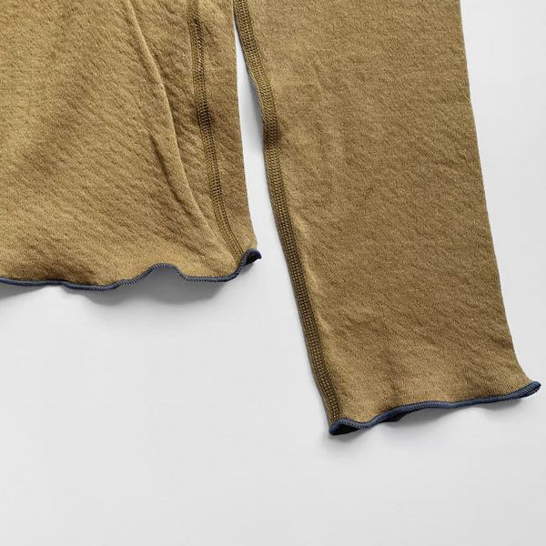 オーガニックコットン マシュマロタッチハイネックトップ MAE