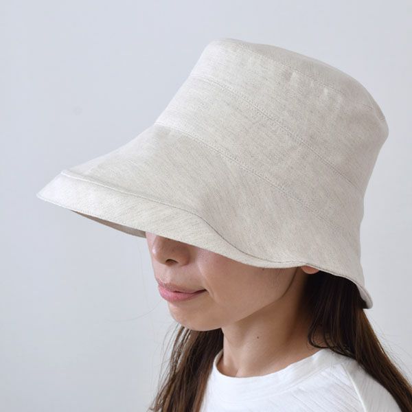 オーガニックコットン&リネン チューリップハット