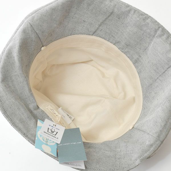 オーガニックコットン&リネン チューリップハット