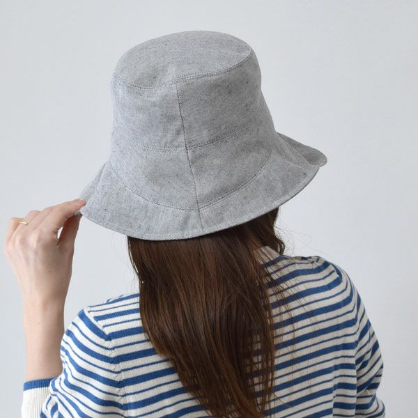 オーガニックコットン&リネン チューリップハット