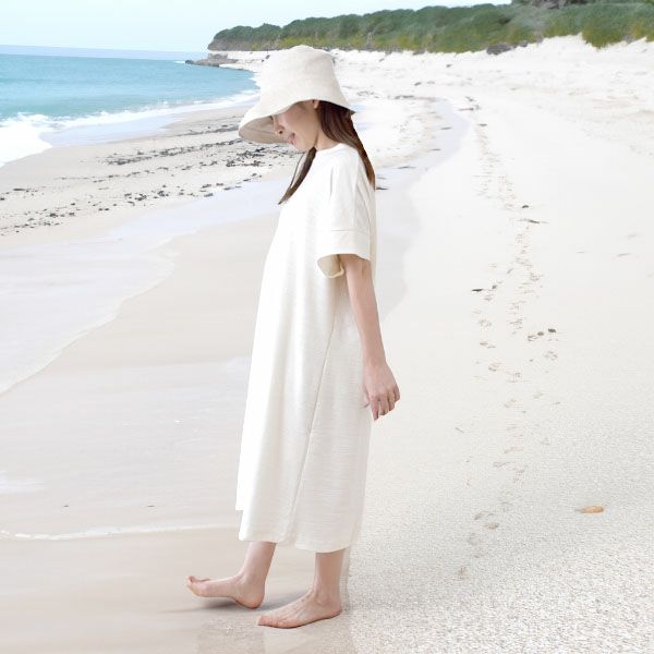 オーガニックコットン&リネン チューリップハット