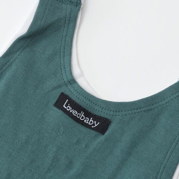 オーガニックコットン ベビーノースリーブロンパース はらぺこあおむし