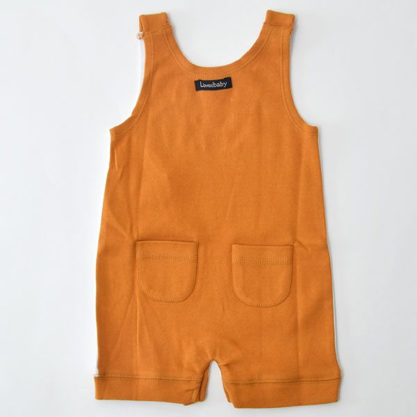 オーガニックコットン ベビーノースリーブロンパース はらぺこあおむし