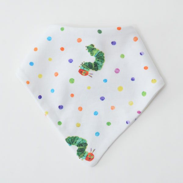 オーガニックコットン ベビーバンダナビブ はらぺこあおむし