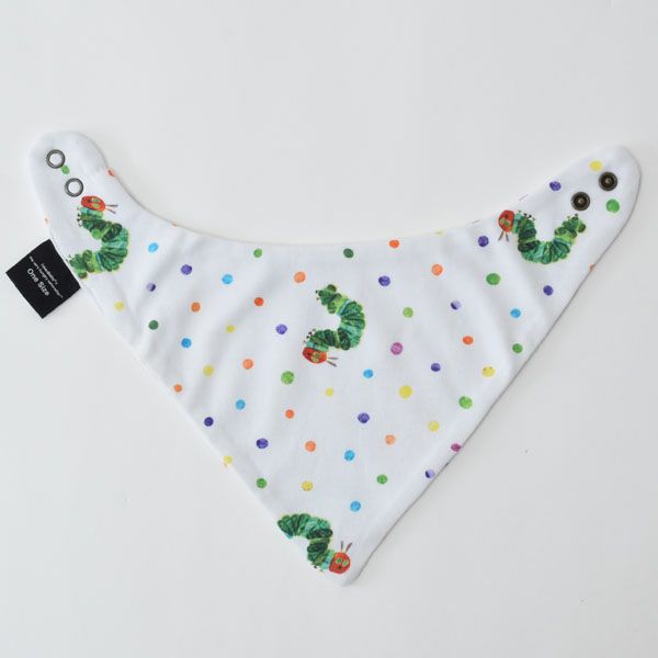 オーガニックコットン ベビーバンダナビブ はらぺこあおむし