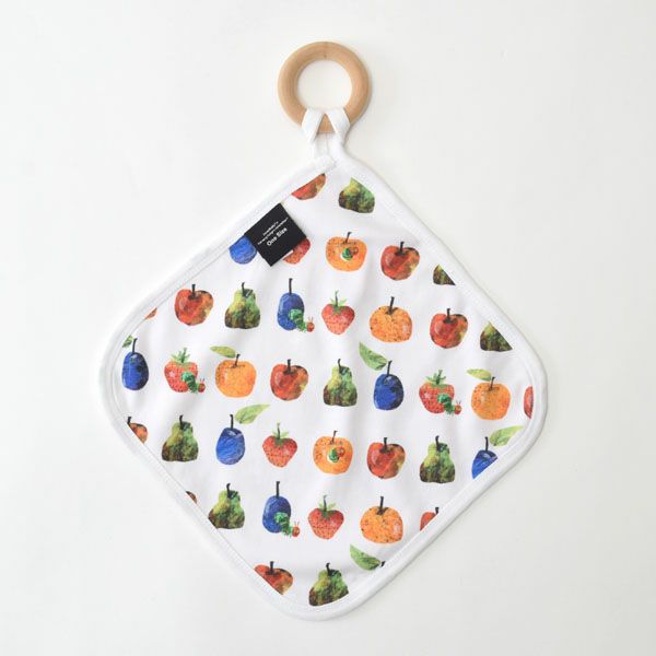 オーガニックコットン ベビーティージングリング はらぺこあおむし