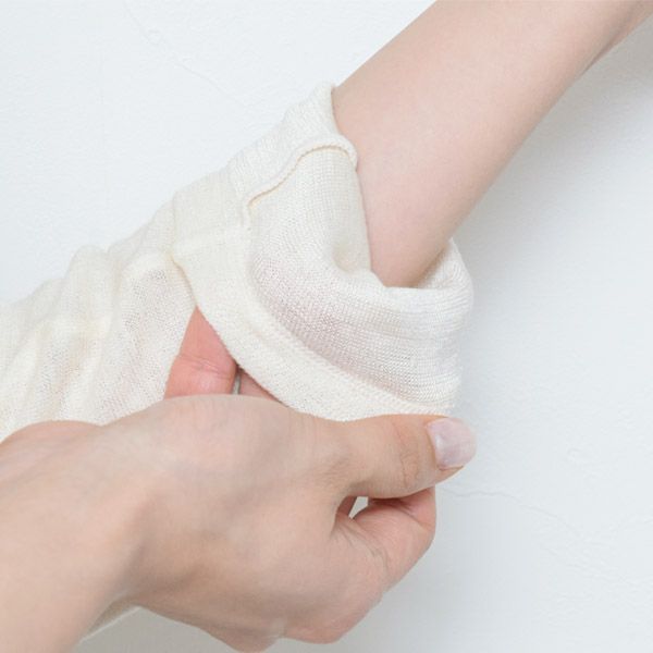 オーガニックコットン&シルク ロングスリーブインナー