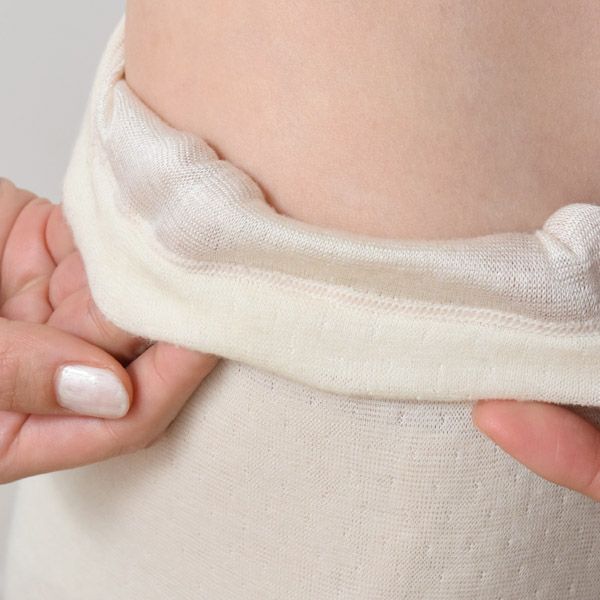 オーガニックコットン&シルク ロングレギンス