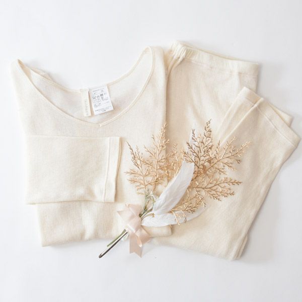 オーガニックコットン&シルク ロングレギンス