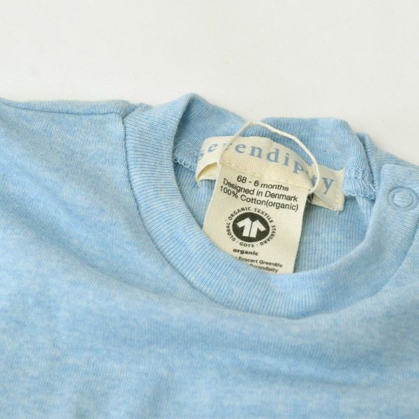 オーガニックコットン ベビーフライスボディスーツ（半袖）