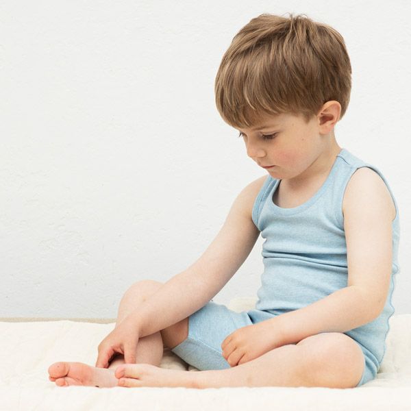 オーガニックコットン キッズフライスタンクトップ