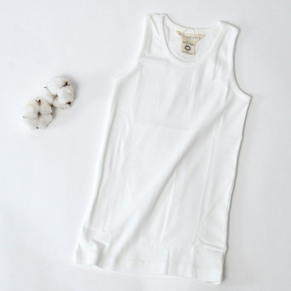 オーガニックコットン キッズフライスタンクトップ
