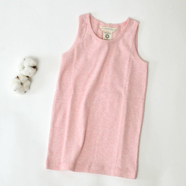 オーガニックコットン キッズフライスタンクトップ