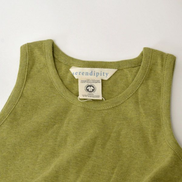 オーガニックコットン キッズフライスタンクドレス
