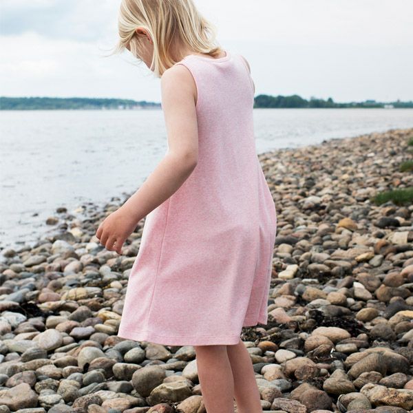 オーガニックコットン キッズフライスタンクドレス