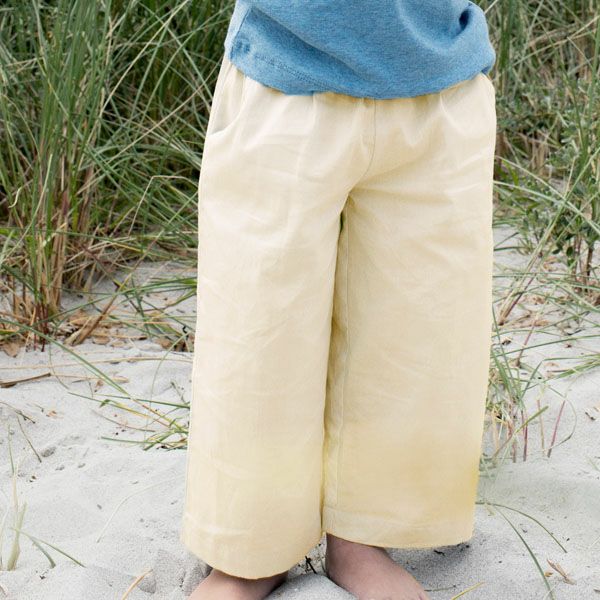 オーガニックコットン キッズリラックスタフタパンツ