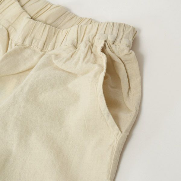 オーガニックコットン キッズリラックスタフタパンツ