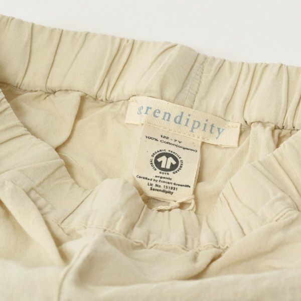 オーガニックコットン キッズリラックスタフタパンツ