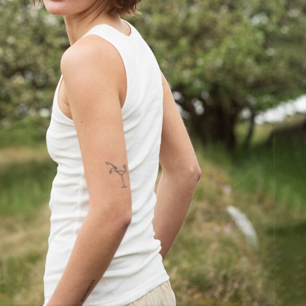 オーガニックコットン フライスタンクトップ