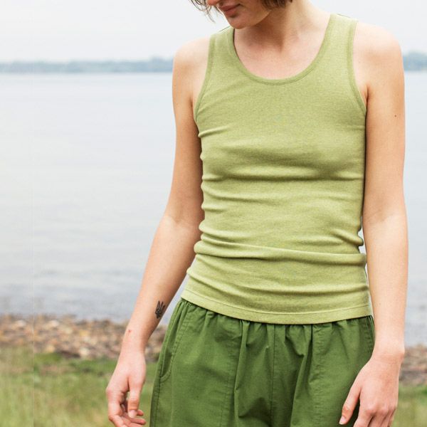 オーガニックコットン フライスタンクトップ