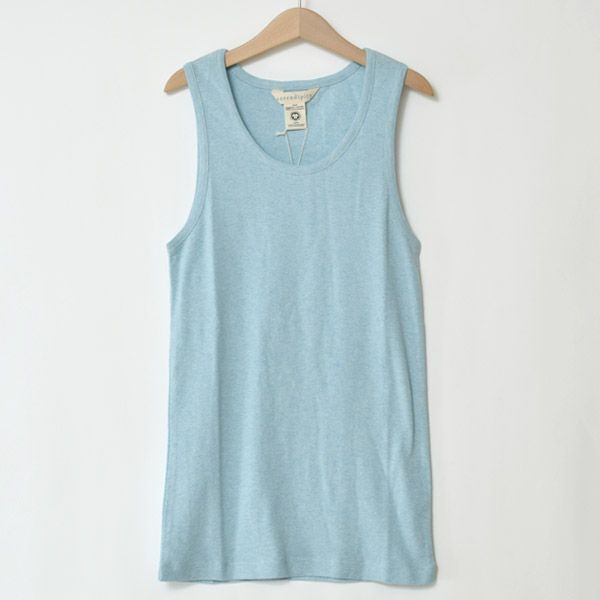 オーガニックコットン フライスタンクトップ