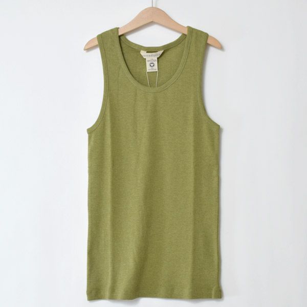 オーガニックコットン フライスタンクトップ