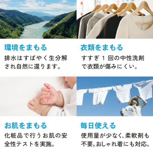 洗濯用洗剤 無香 ボトル300ml
