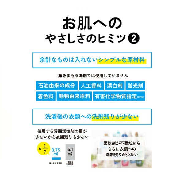 洗濯用洗剤 無香 詰め替え用パウチ600ml