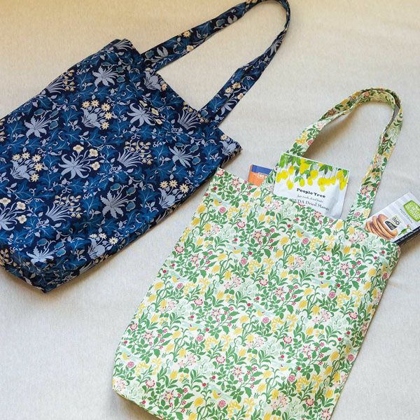 オーガニックコットン V&Aセランダイン柄トートバッグ