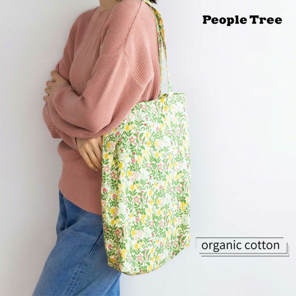 オーガニックコットン V&Aヴォイジー柄トートバッグ