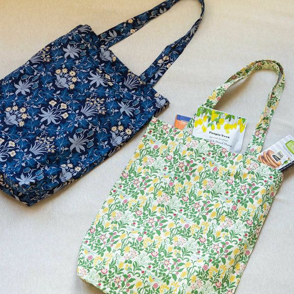 オーガニックコットン V&Aヴォイジー柄トートバッグ