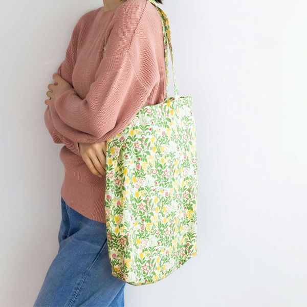 オーガニックコットン V&Aヴォイジー柄トートバッグ