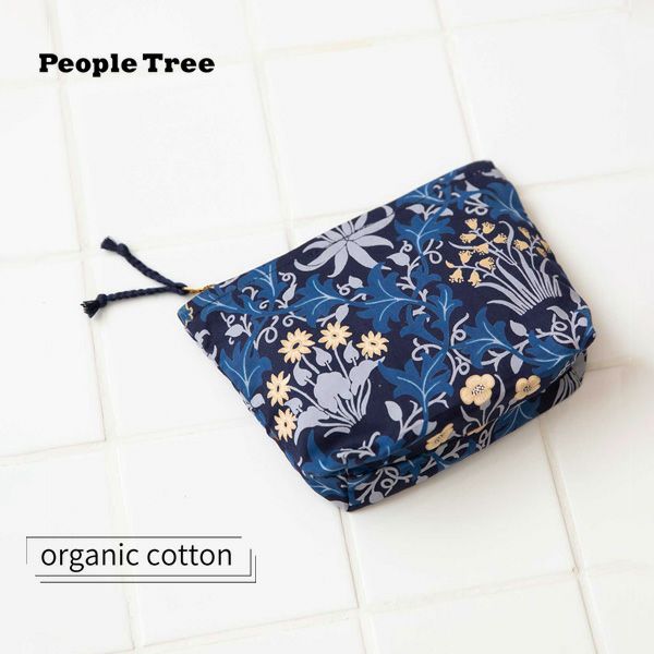 オーガニックコットン V&Aセランダイン柄ポーチ