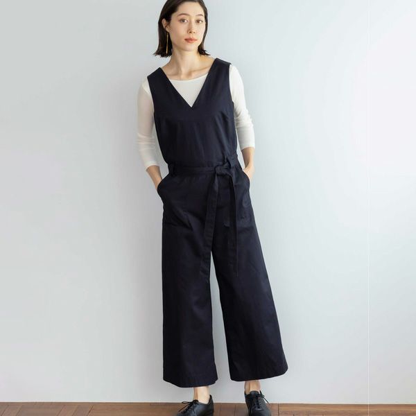 オーガニックコットン ツイルオールインワン