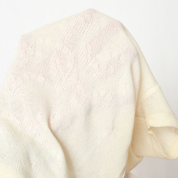 オーガニックコットン ベビースズランメッシュ半袖グレコ