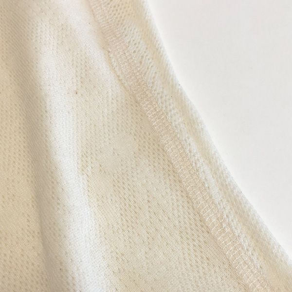 オーガニックコットン ベビースズランメッシュ半袖グレコ