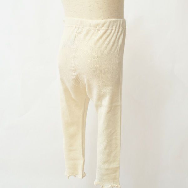 オーガニックコットン ベビースズランメッシュレギンス