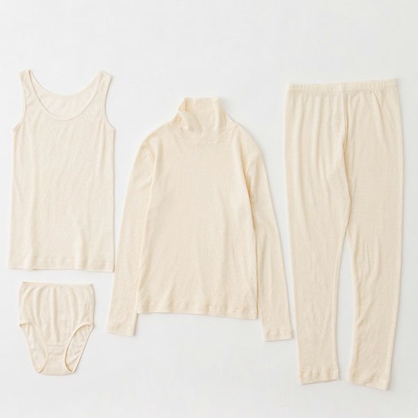 オーガニックコットン スズランメッシュレギンス