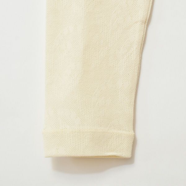 オーガニックコットン スズランメッシュレギンス