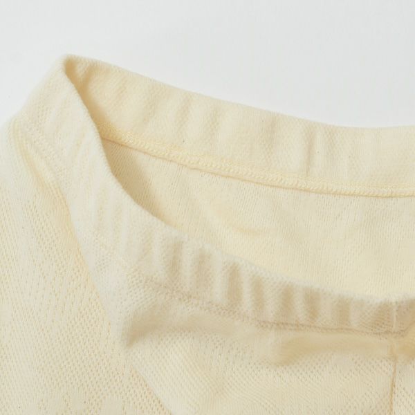 オーガニックコットン スズランメッシュレギンス