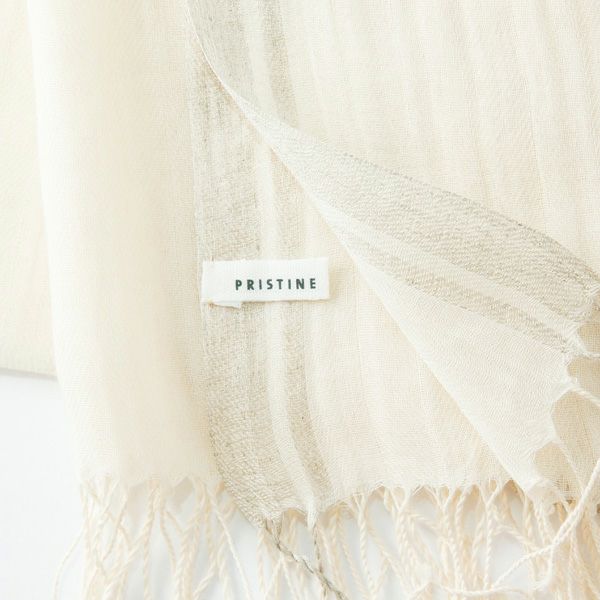 オーガニックコットン ヘリンボンストール