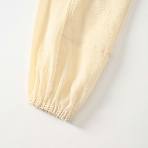 オーガニックコットン チリメンジップアップパーカー