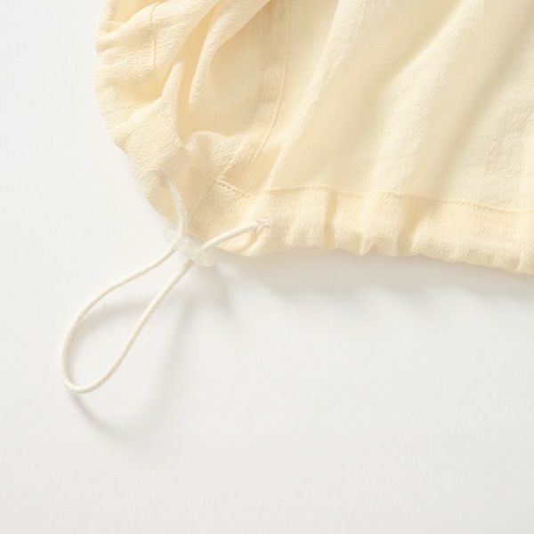 オーガニックコットン チリメンジップアップパーカー